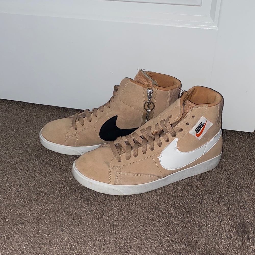 Tan Nike High Tops
